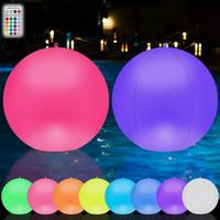 PALLA LUMINOSA PER PISCINA RICARICA SOLARE ATMOSFE