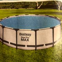 Piscina 549x122 fuori terra con telaio bestway