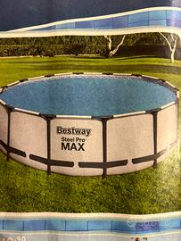 Piscina 549x122 fuori terra con telaio bestway