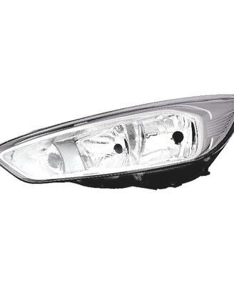 FARO SINISTRO FORD FOCUS 14-18 CON FONDO CROMATO