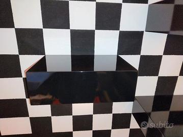 MENSOLA IN LEGNO LACCATO NERO _CIFRA TRATTABILE