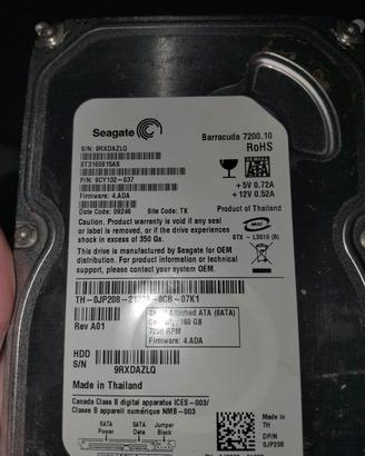 Hard disk 3,5 160gb Sata 