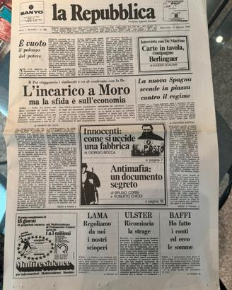 Repubblica numero 1      14/01/1976
