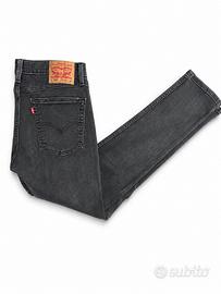 Jeans Levis Neri Taglia M 510 Perfetti