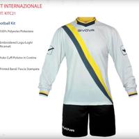 Kit Calcio Manica Lunga Internazionale Givova
