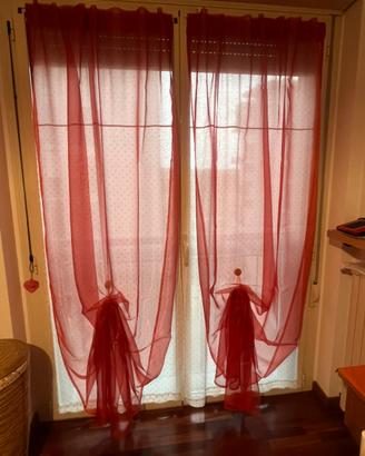 Set 4 tende organza
