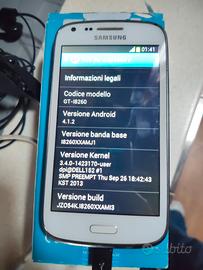 Samsung GT-I8260 bianco, resettato e funzionante.