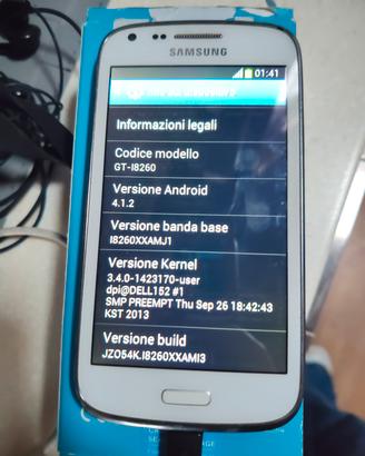Samsung GT-I8260 bianco, resettato e funzionante.