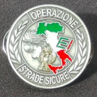 Distintivo Strade sicure  missione esercito spilla