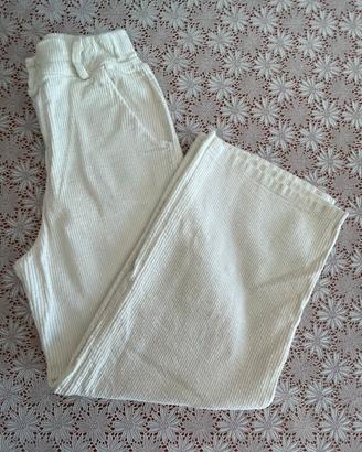 Pantalone Wide-Leg / Palazzo in velluto a coste