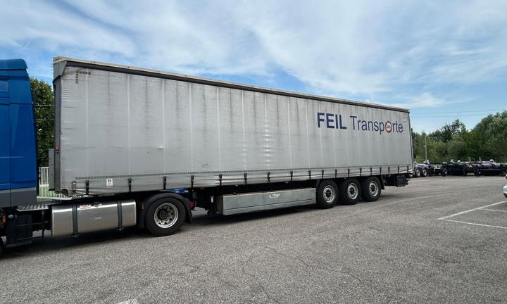Semirimorchio centinato Fliegl anno 2016