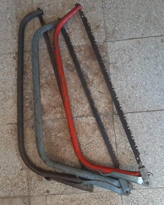 set seghe usate per legno attrezzi giardinaggio 