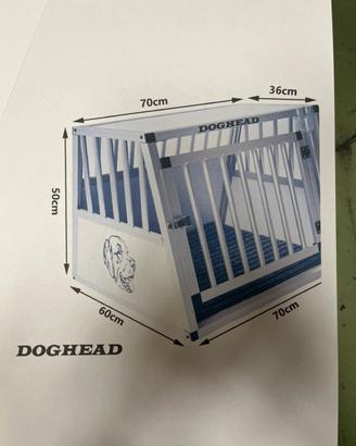 Gabbia trasporto cani