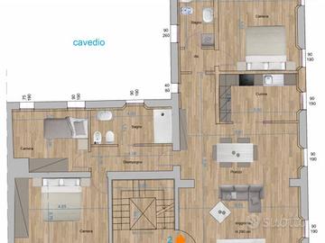 R.E Centro App.to ristrutturato mq 140 con garage