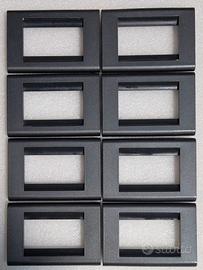 8 Placche antracite 4713AC Living Classic Origin.