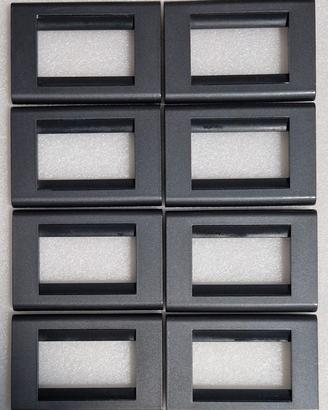 8 Placche antracite 4713AC Living Classic Origin.