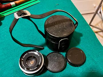 obiettivo vintage Olympus Zuiko Auto-S 38mm f/1.8.