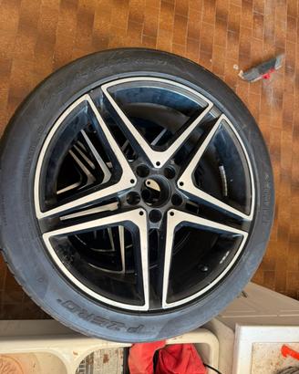 cerchi mercedes 19 con distanziale incorpora