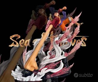 action figure One piece rubber luffy