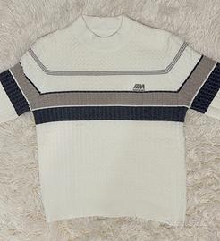 Maglione IIM SW-3538 Bianco Elegan Uomo Caldo Plus