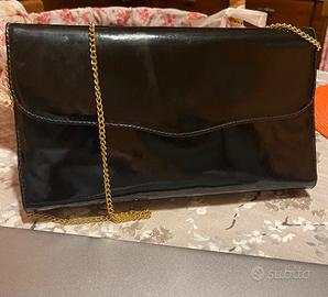 Pochette vernice nera