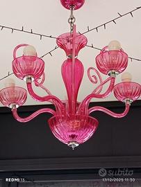 lampadario vetro di murano 