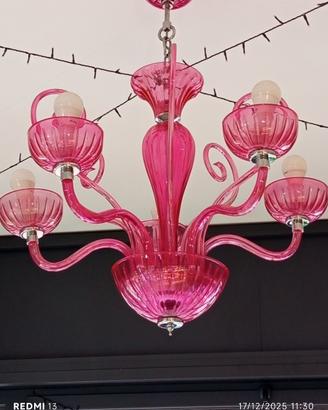 lampadario vetro di murano 