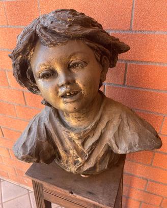Scultura in bronzo "Mezzo Busto" di Cesare Viola