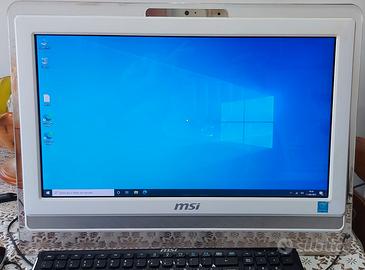 Pc All one MSI 20 pollici full-hd touchscreen.