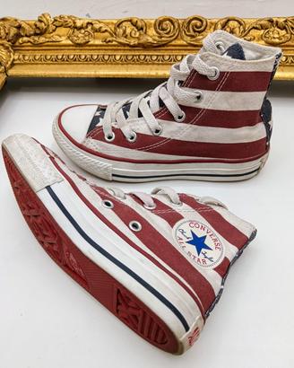 ALL STAR CONVERSE ALTE BANDIERA AMERICANA n°28