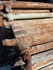 Radiatori ghisa con piedini stile liberty