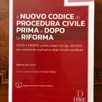 Codice procedura civile Dike prima e dopo riforma