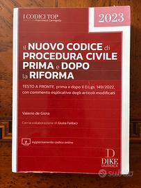 Codice procedura civile Dike prima e dopo riforma