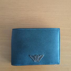 9x13cm Portafoglio/Monete Emporio Armani Nero