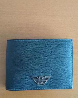 9x13cm Portafoglio/Monete Emporio Armani Nero