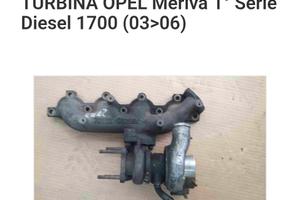 TURBINA OPEL MERIVA A 1,7 TDCI 101CV