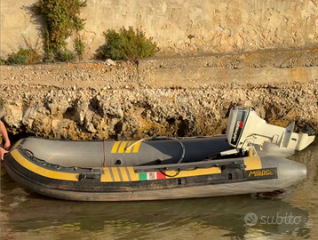 Gommone 4mt + Motore Johnson 15cv
