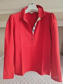 Polo T-shirt donna a maniche lunghe Burberry  tg S