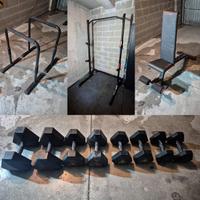 Attrezzi vari per  palestra personale