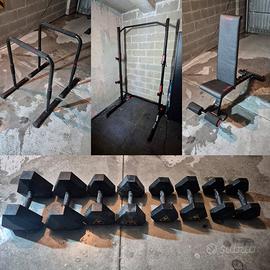 Attrezzi vari per  palestra personale