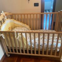 Lettino con paracolpi