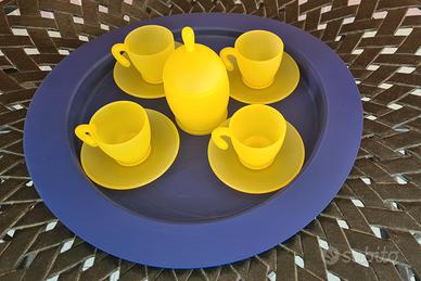 Servizio da caffè vintage marca Guzzini "Zazà"