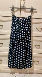 Gonna lunga a pois aderente