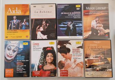 8 DVD OPERE LIRICHE