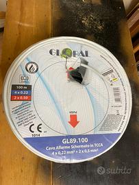 Cavo per allarme 4x0.22 + 2x0.50