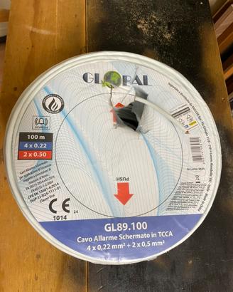 Cavo per allarme 4x0.22 + 2x0.50