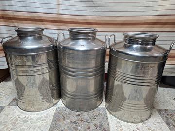 Fusti olio acciaio inox 50L 