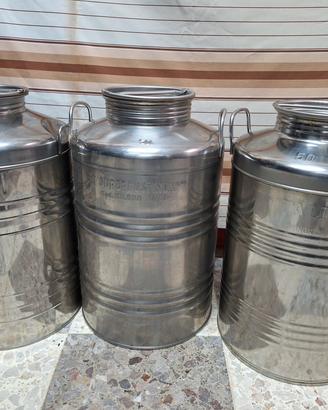 Fusti olio acciaio inox 50L 
