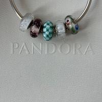 Charm Pandora vetro colorato diverse fantasie