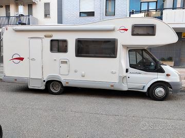 Camper mansardato 7 posti